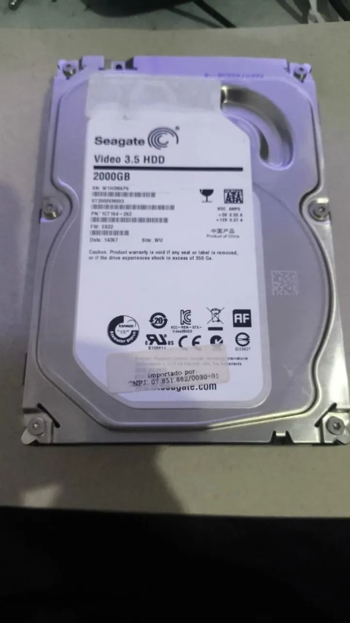 HD 2 tera byte seagate 3.5