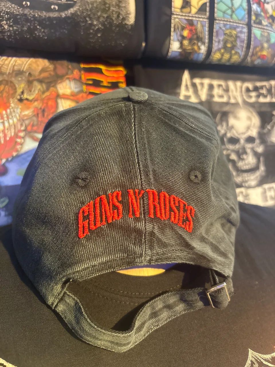 Boné Estonado Guns n Roses Rock  - Foto 3