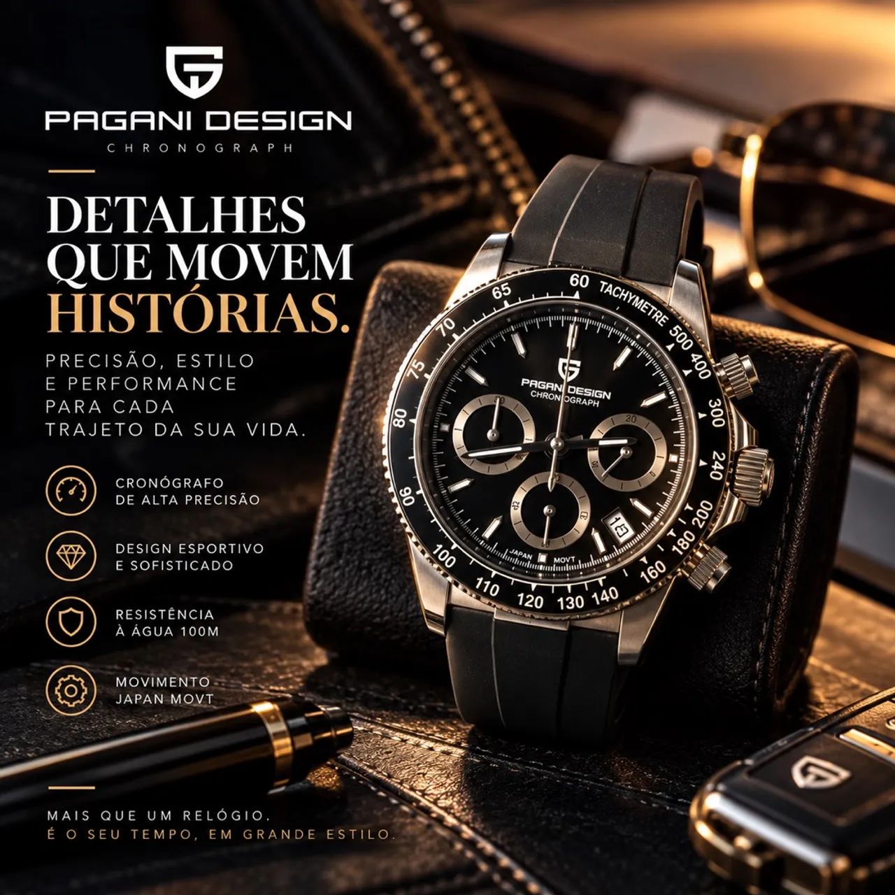 Relógio Pagani Desing PD -1664