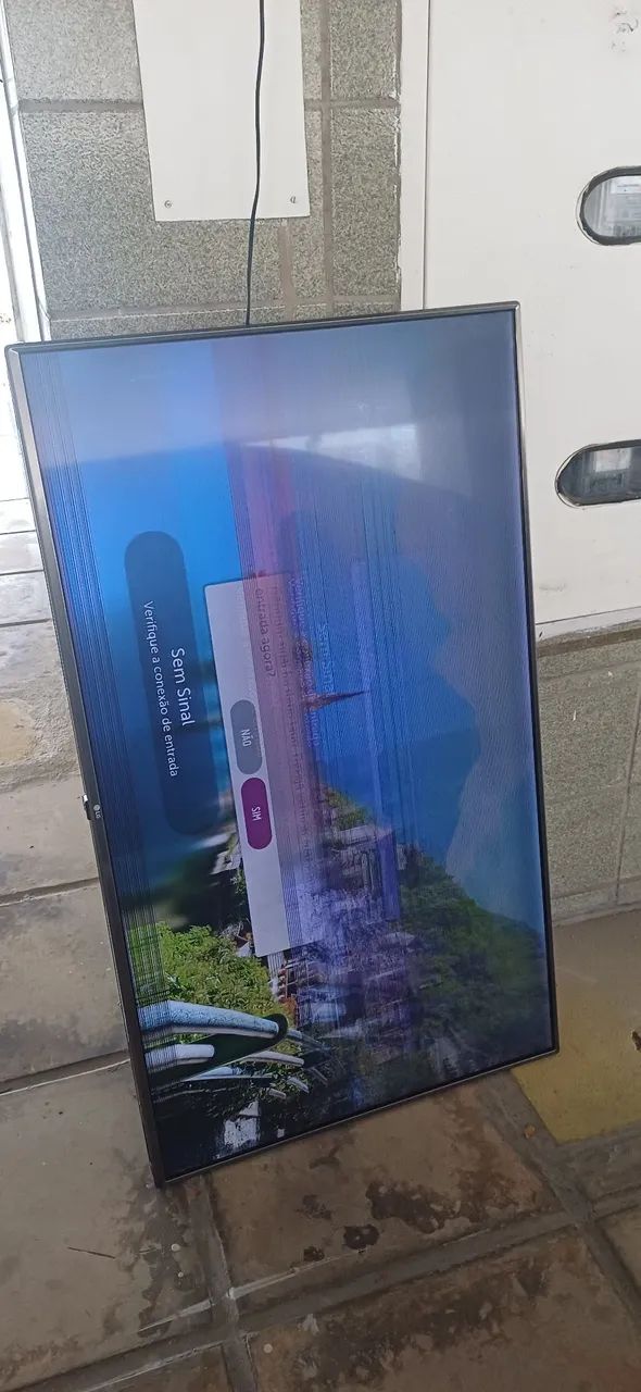 TV LG 55 polegadas com a tela tremendo para vender logo r$ 200 - Foto 4