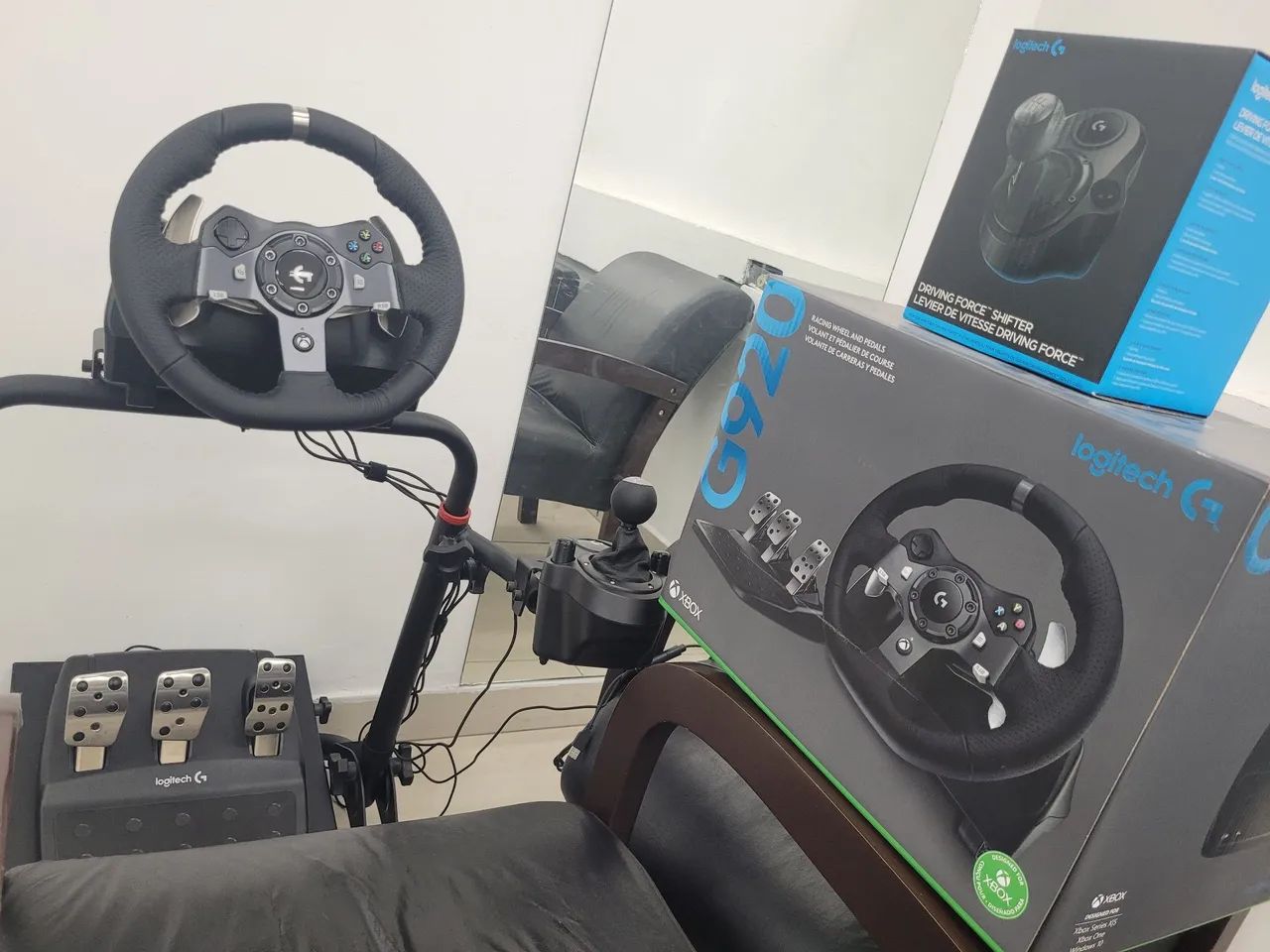 G920 Logitech + Câmbio + Cockpit Extreme 