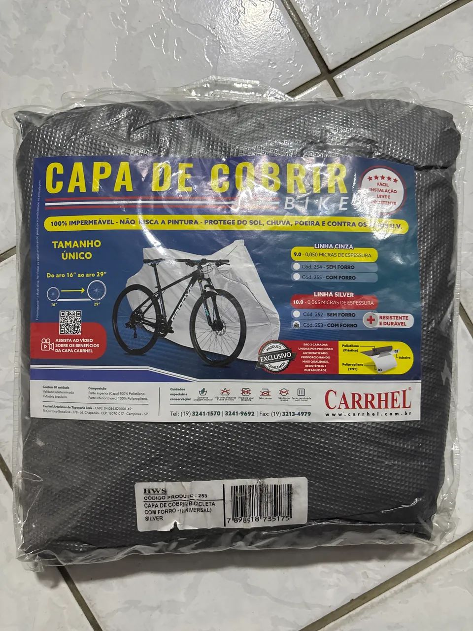 Capa de Bicicleta 