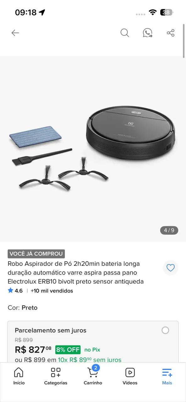 Aspirador ROBÔ - ELECTROLUX - Foto 4