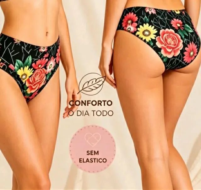 KIT CALCINHA CONFORTO SEM ELÁSTICO - Foto 3