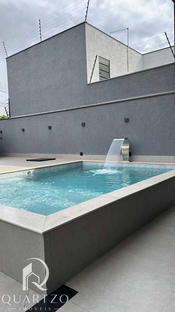 Casa nova com 3 suítes, piscina e 5 vagas no Jardim Paris III - Foto 4