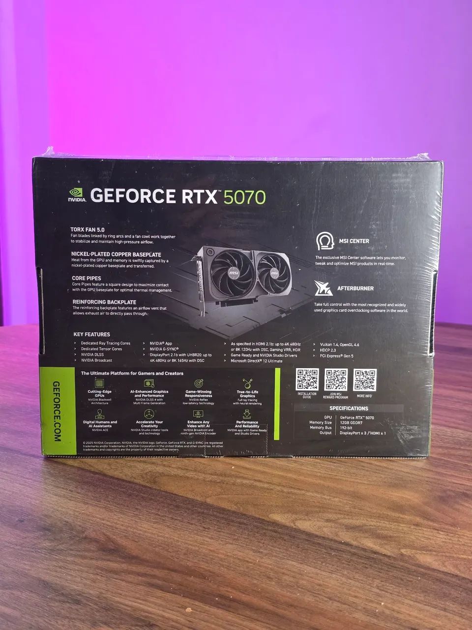 RTX 5070 Shadow 2x (NOVA LACRADA) - Foto 2