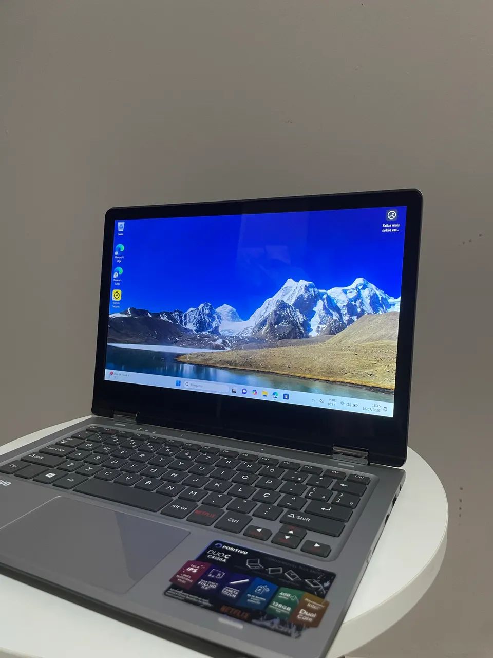 Notebook Positivo Duo C4128A 2 em 1 Touchscreen - Foto 5