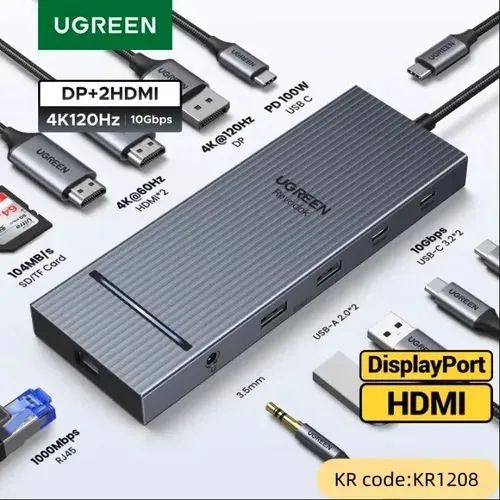 Ugreen hub 12 in 1 120Hz  - Foto 2