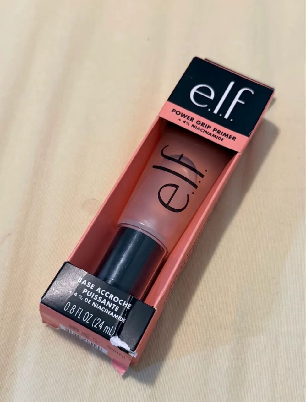 primer elf power grip + 4% niacinamide