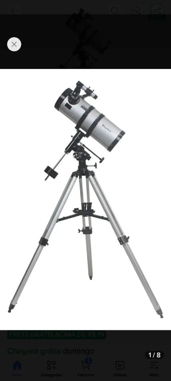 Telescópio Bluetek 150mm - Foto 3