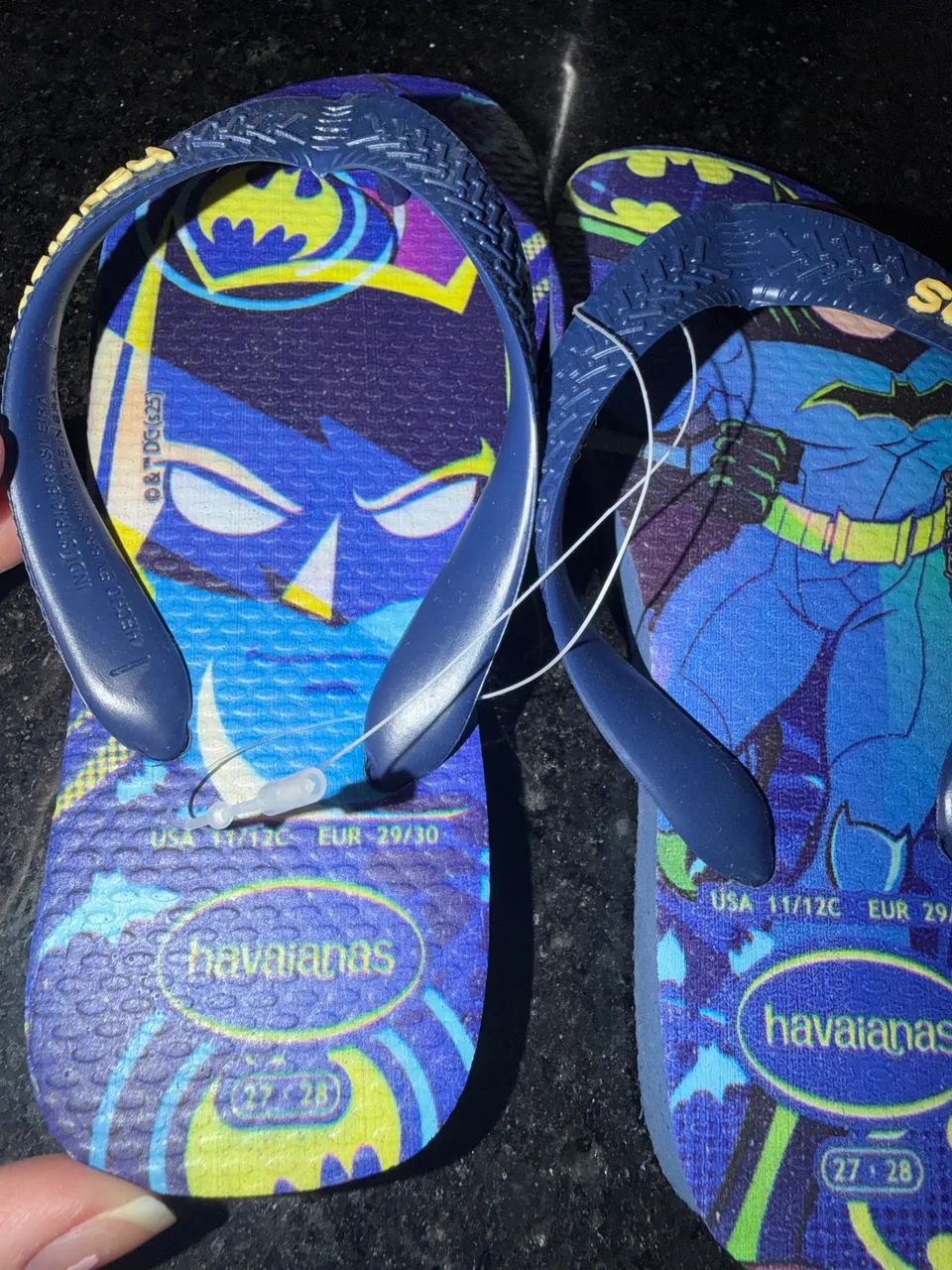 Chinelo havaiana batman 27