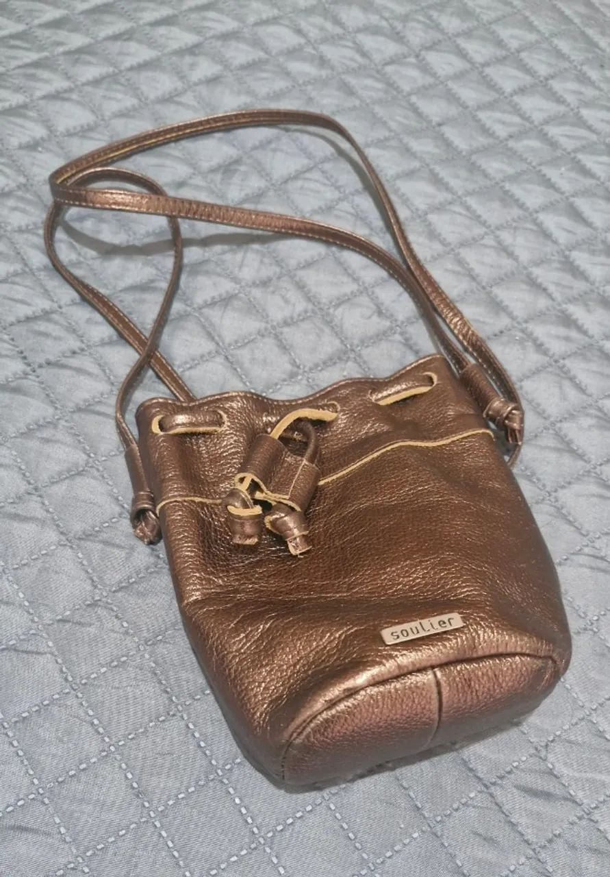 Bolsa couro pequena