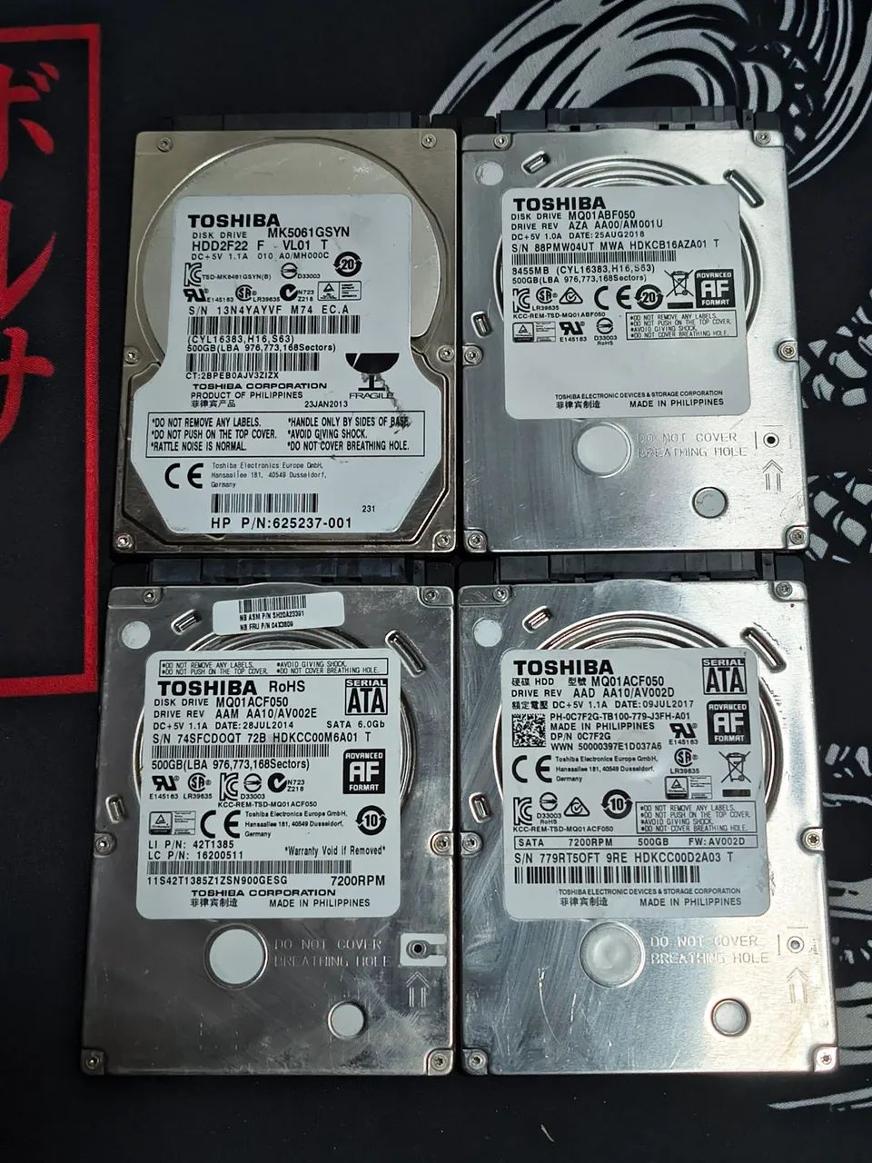 HDs Toshiba 500gb 