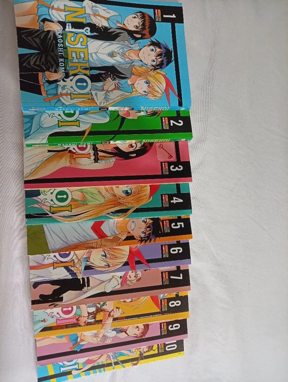 Coleção de livros. 