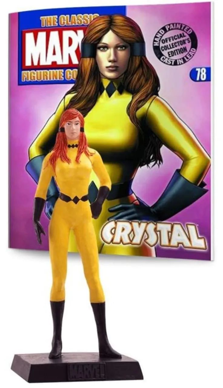 Crystal (Inumanos) | Miniatura eaglemoss ORIGINAL Marvel