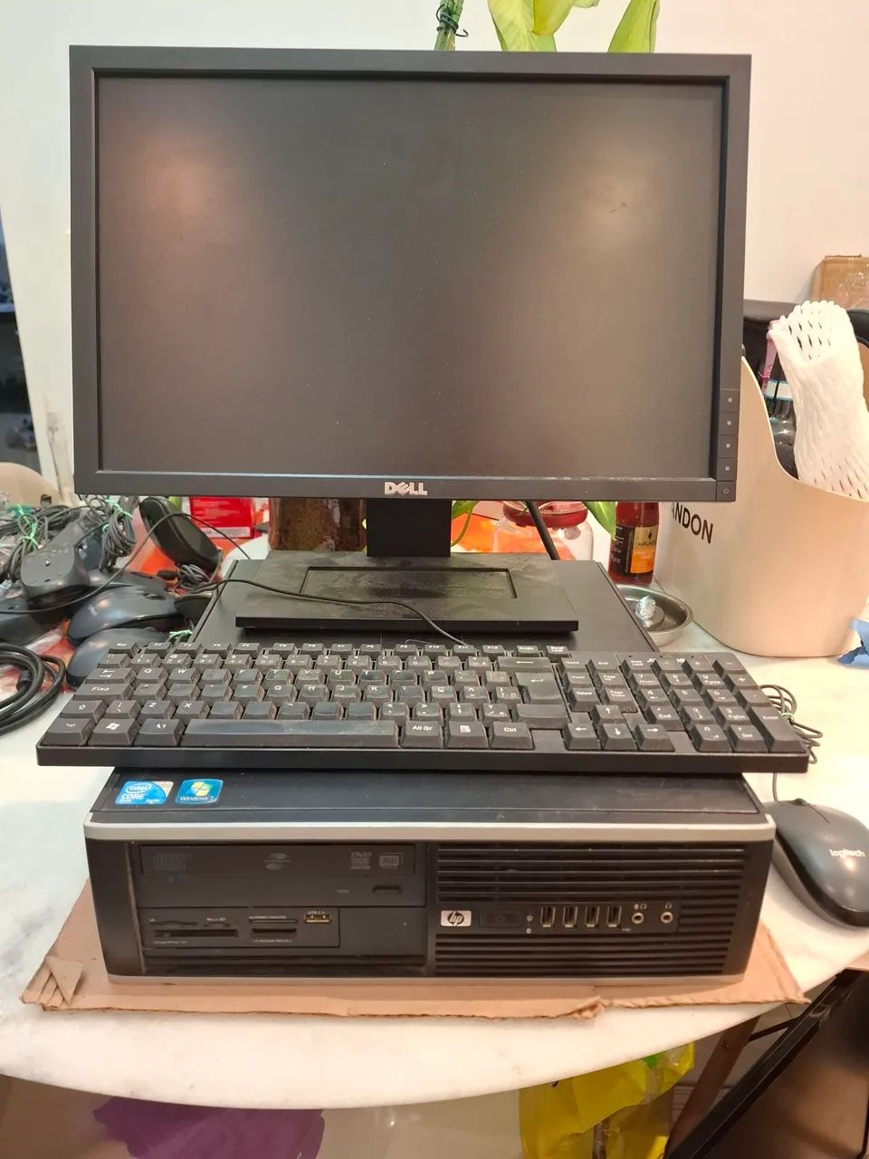 PC completo HP Compaq 6000 Pro SFF Core2 Quad | 8GB RAM | placa de vídeo | Monitor e + - Foto 2