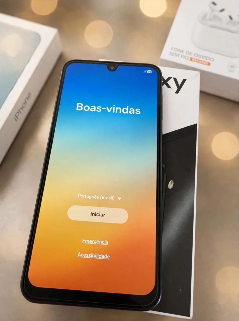Galaxy novo na caixa