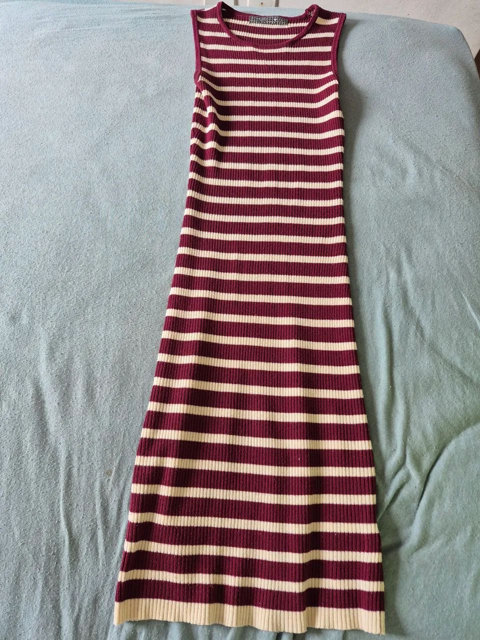 Vestido canelado tricot - Foto 3