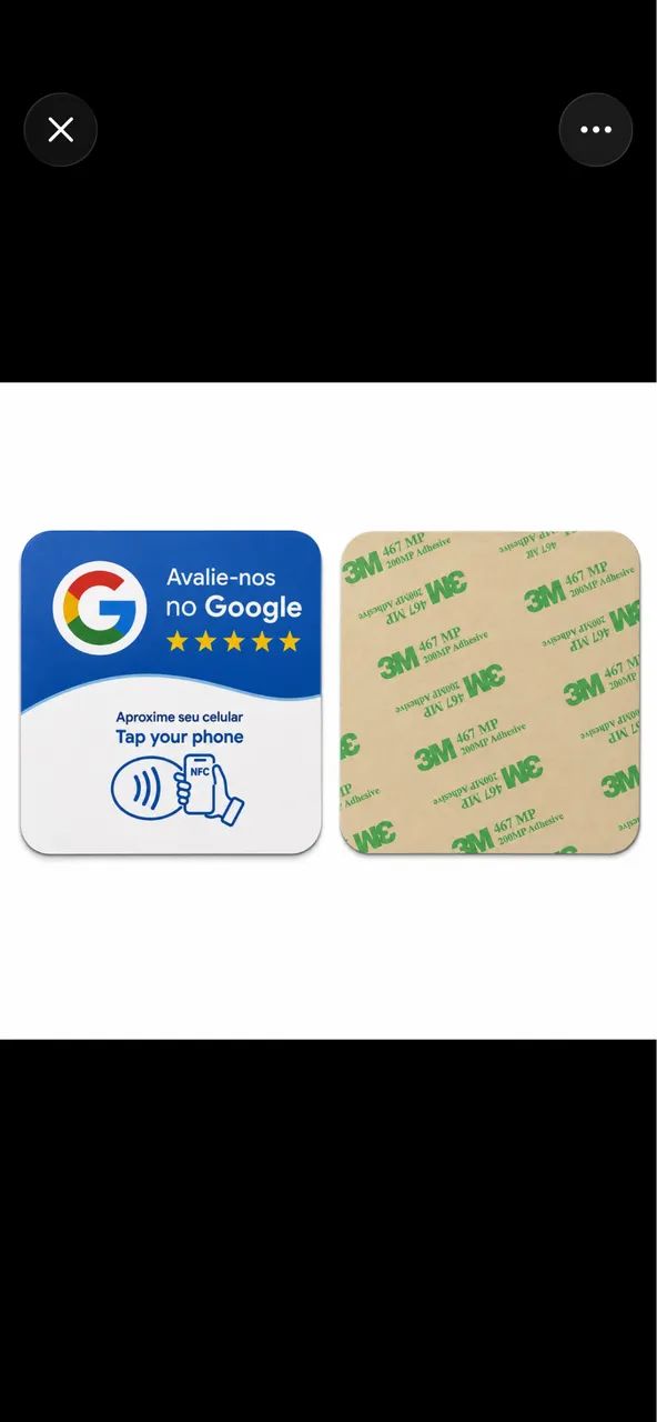 Placa de avaliação Google meu negócio  - Foto 4
