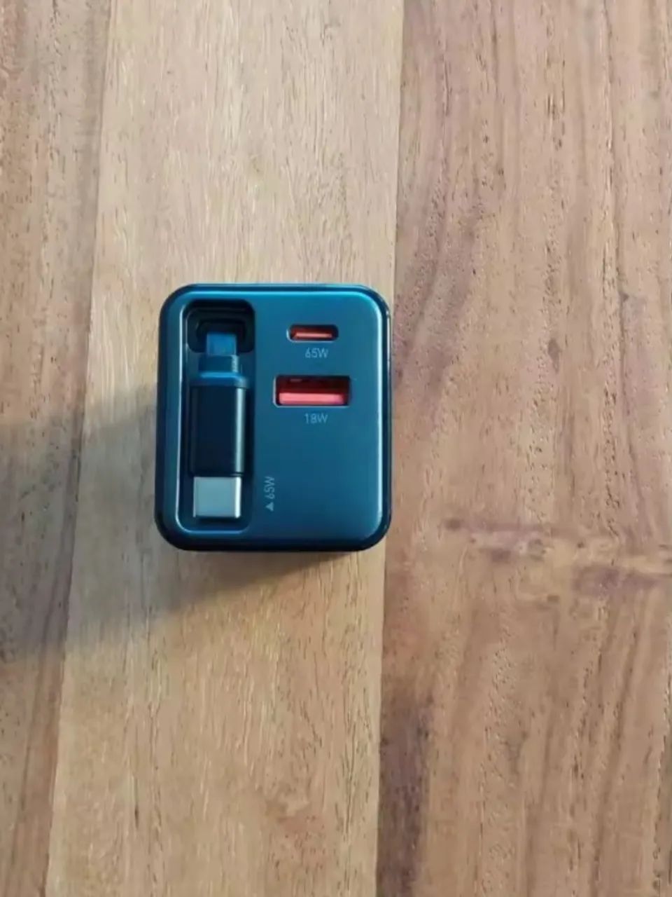 Carregador GaN Essager 65W USB-C Cabo Retrátil - Foto 2
