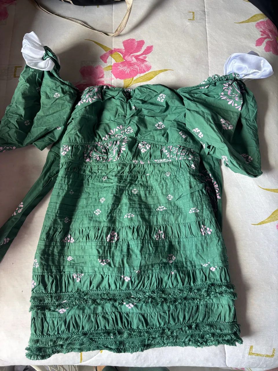 vestido le iris verde