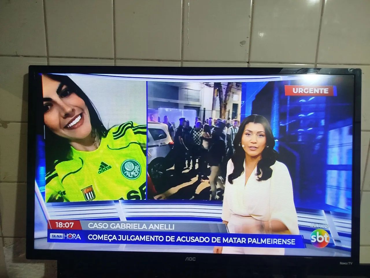 Tv AOC Roku Android 32 polegadas  - Foto 5