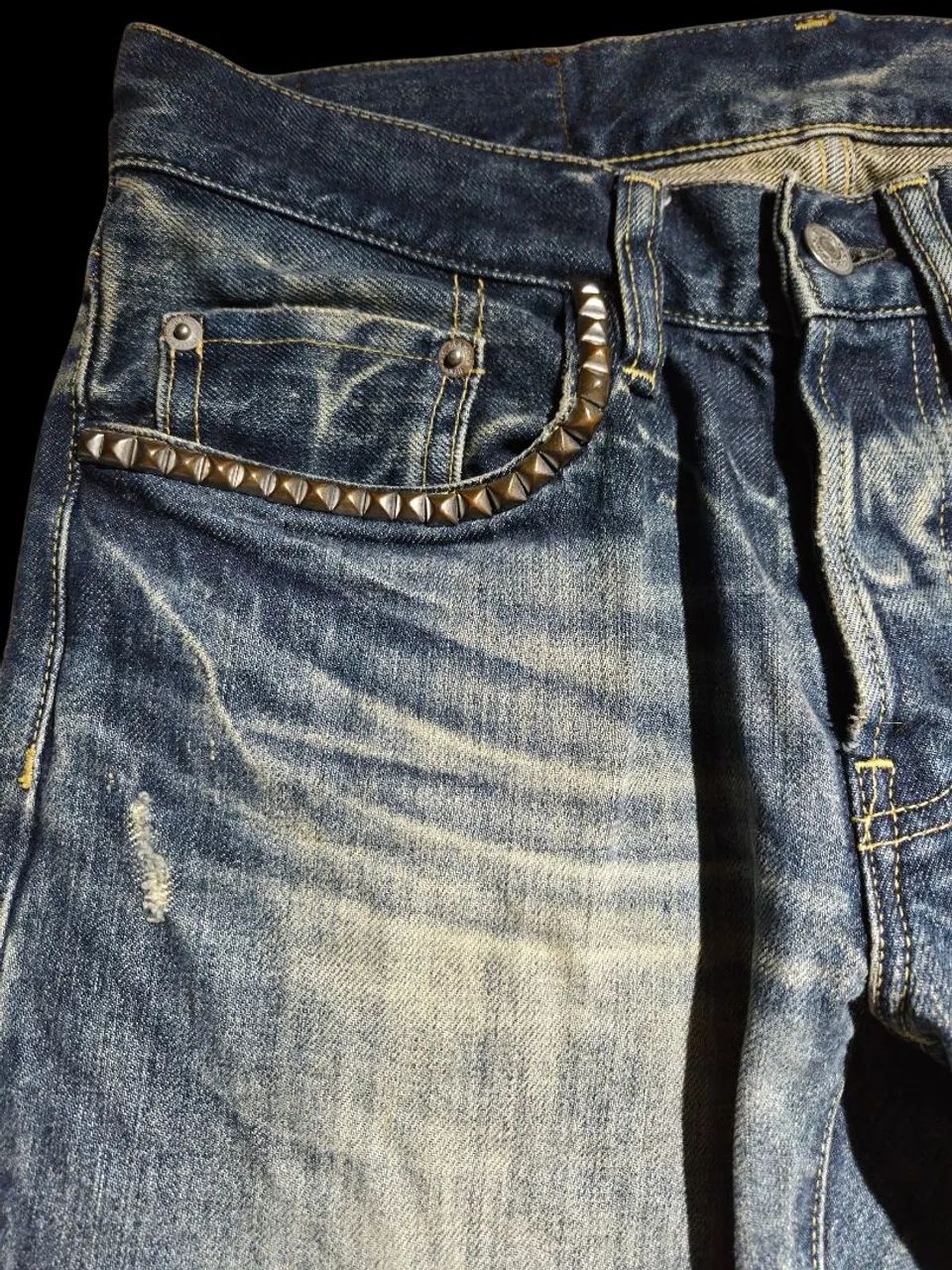 Calça hysteric glamour selvedge denim  - Foto 4