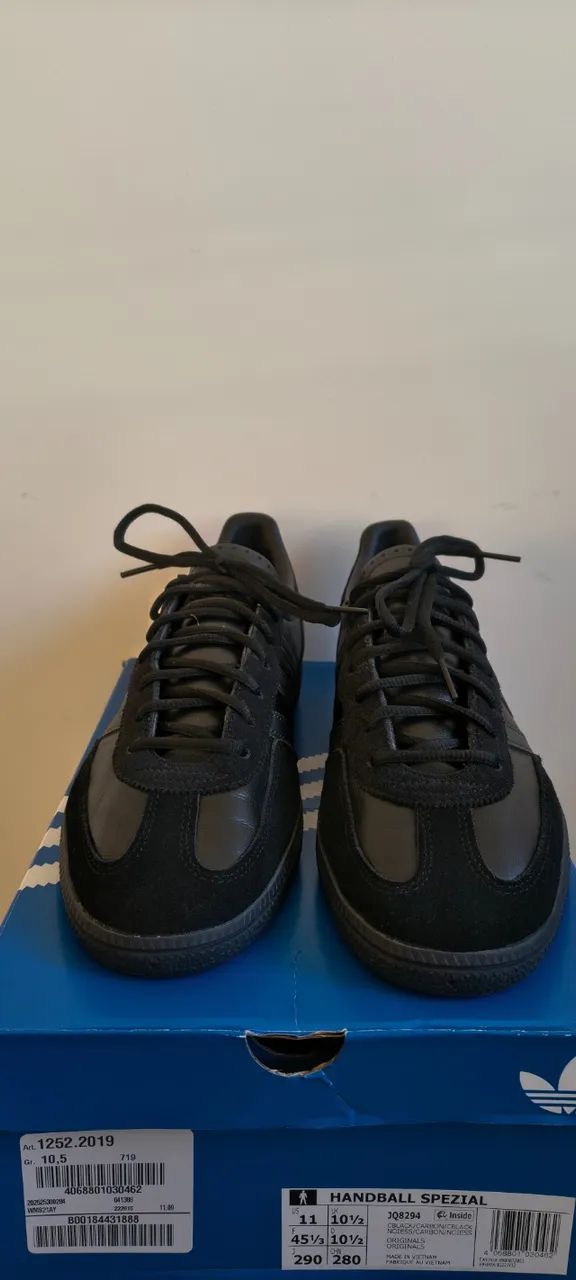 Adidas originals handball spezial jq8294 core black/carbon/core