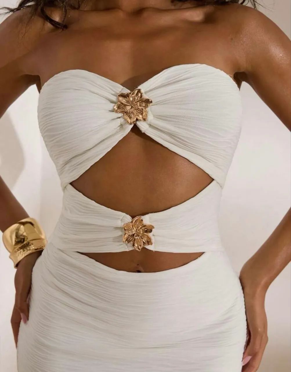 Vestido Branco Longo Impecável - Foto 5