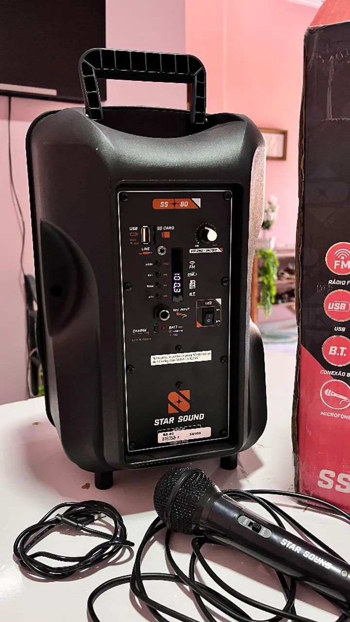 Caixa de som Star Sound Disponível! Apenas 1 unidade! - Foto 4
