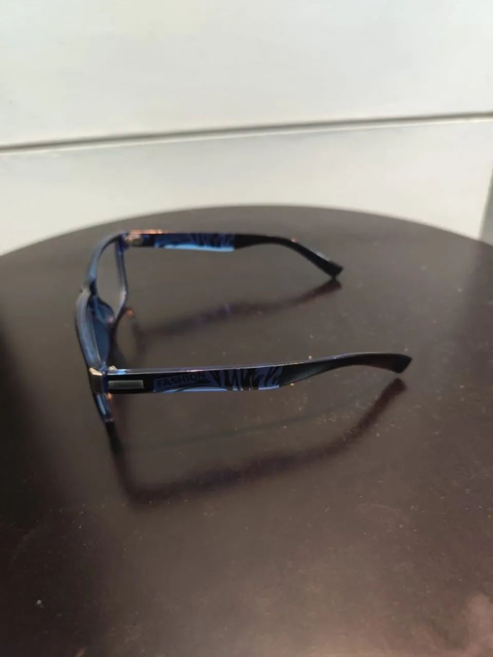 Óculos com lentes de proteção luz azul sem grau - usado - Foto 3