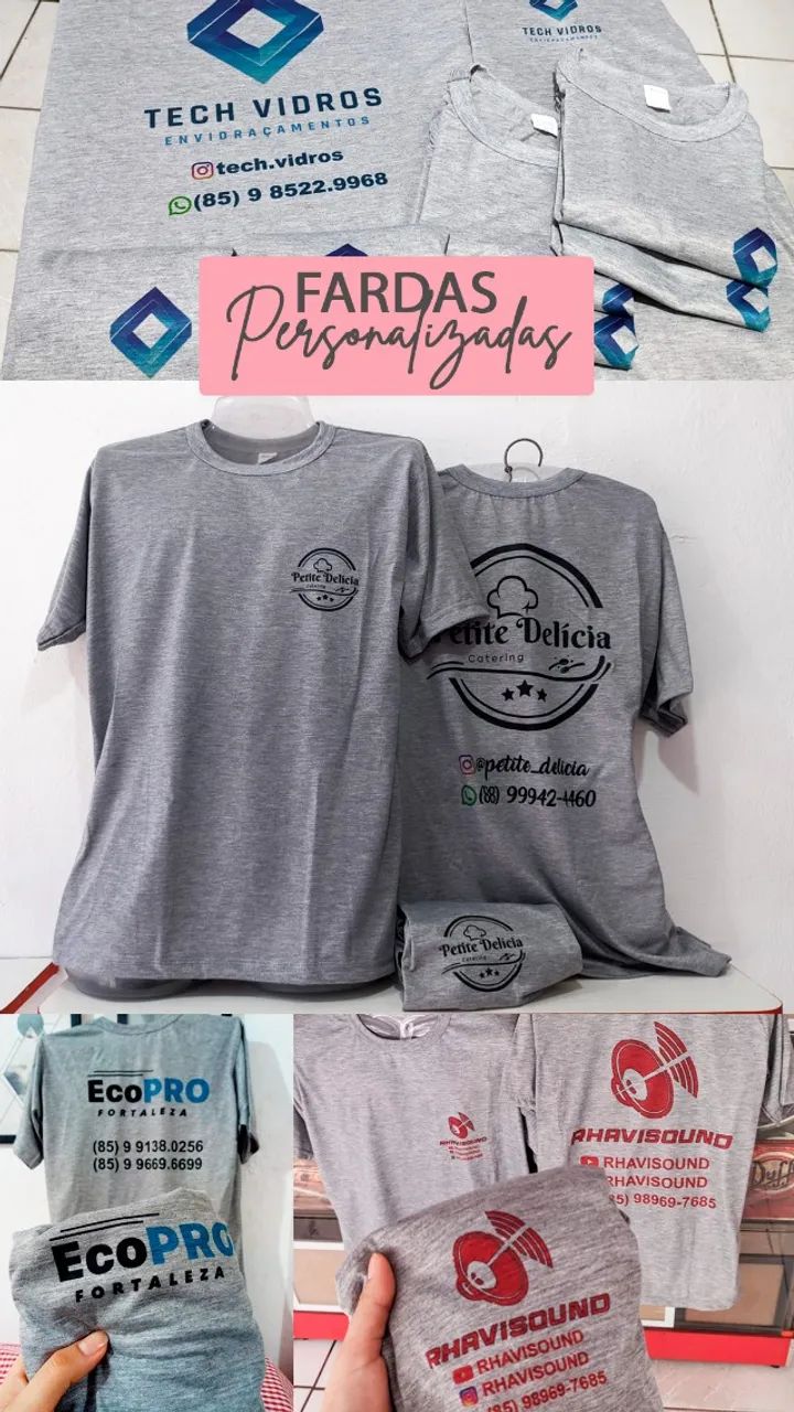 Camisas básicas personalizadas