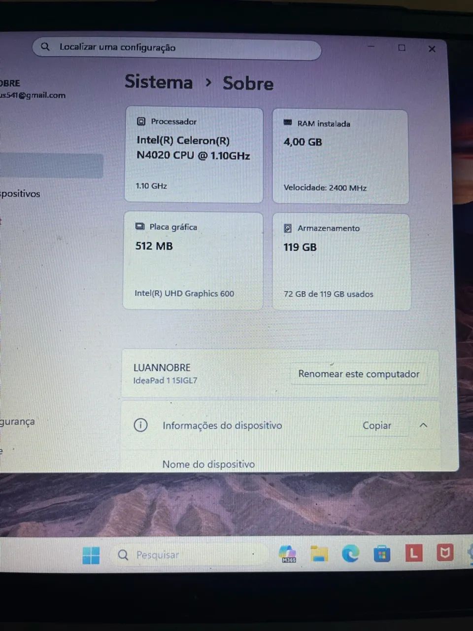 Notebook Lenovo  - Foto 4
