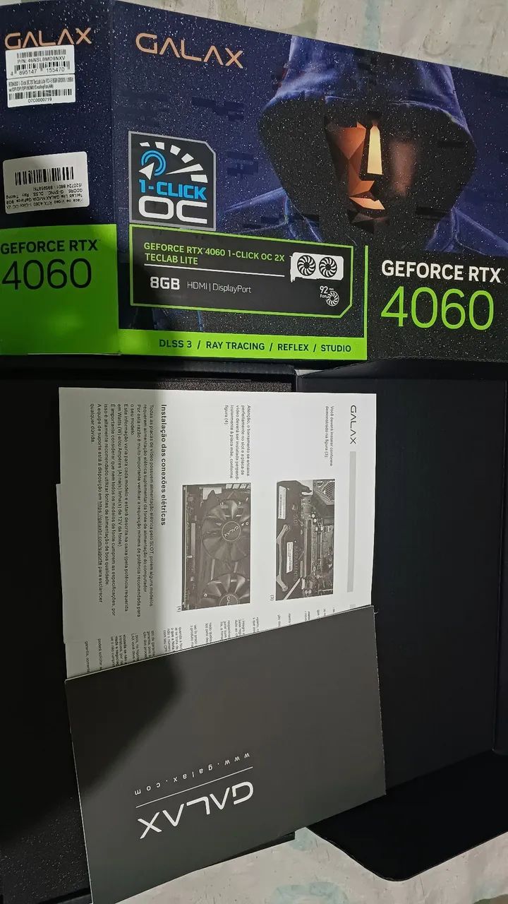 RTX 4060 GALAX - IMPECAVEL COMPLETA - Foto 3
