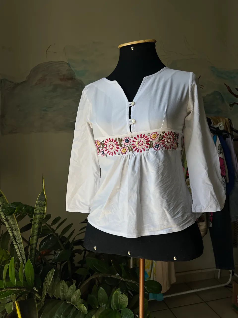 Bata Boho branca  - Foto 5