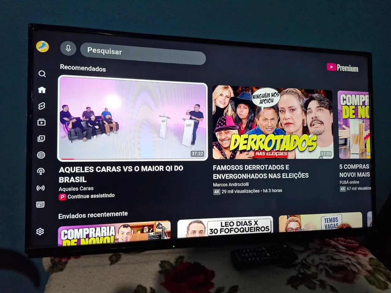TV Digital 42 Polegadas LED + Aparelho Smart Roku - Foto 5