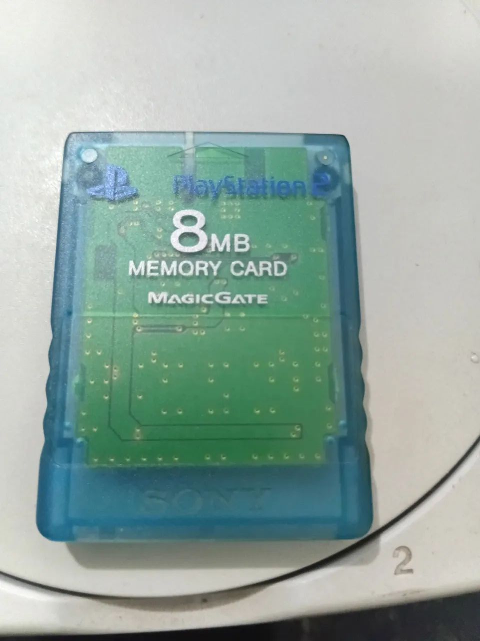 Memory Card PS2 Original translúcido  - Foto 3