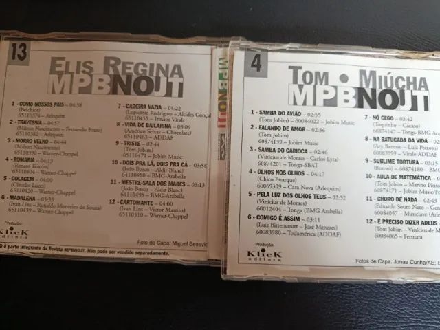 Coleção com 7 CD's MPB no Jornal da tarde - Elis, Tom, Caetano, Milton, Djavan, Gal, Ivan  - Foto 4