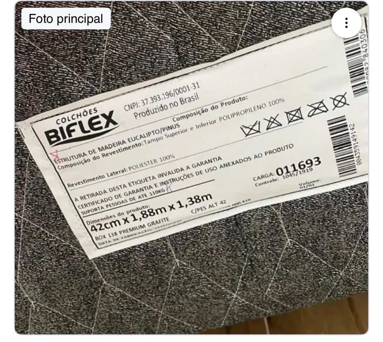 Box para cama de casal marca biflex - Foto 2