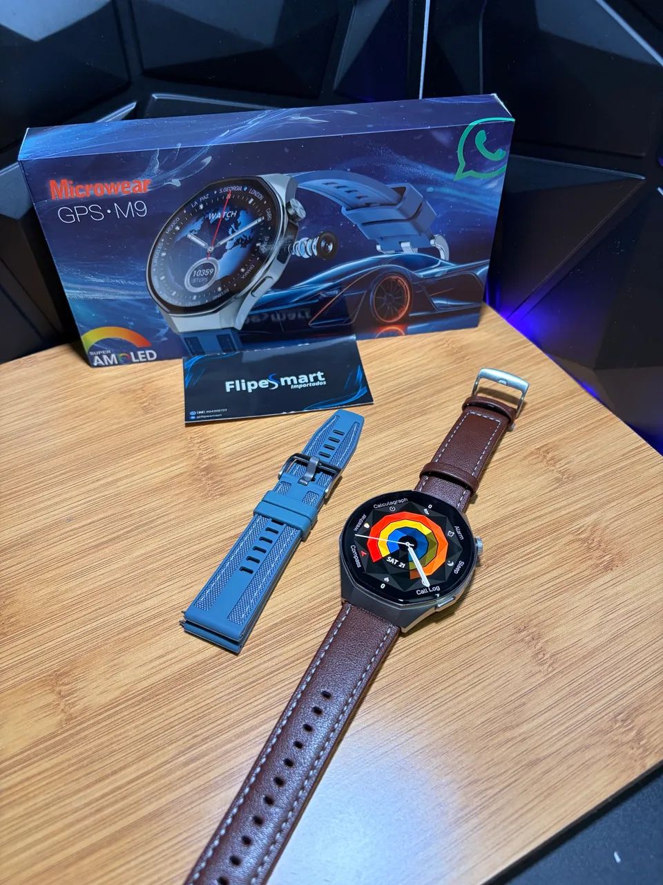 Smartwatch M9 Gps e camera (Lacrado e Garantia) - Foto 2