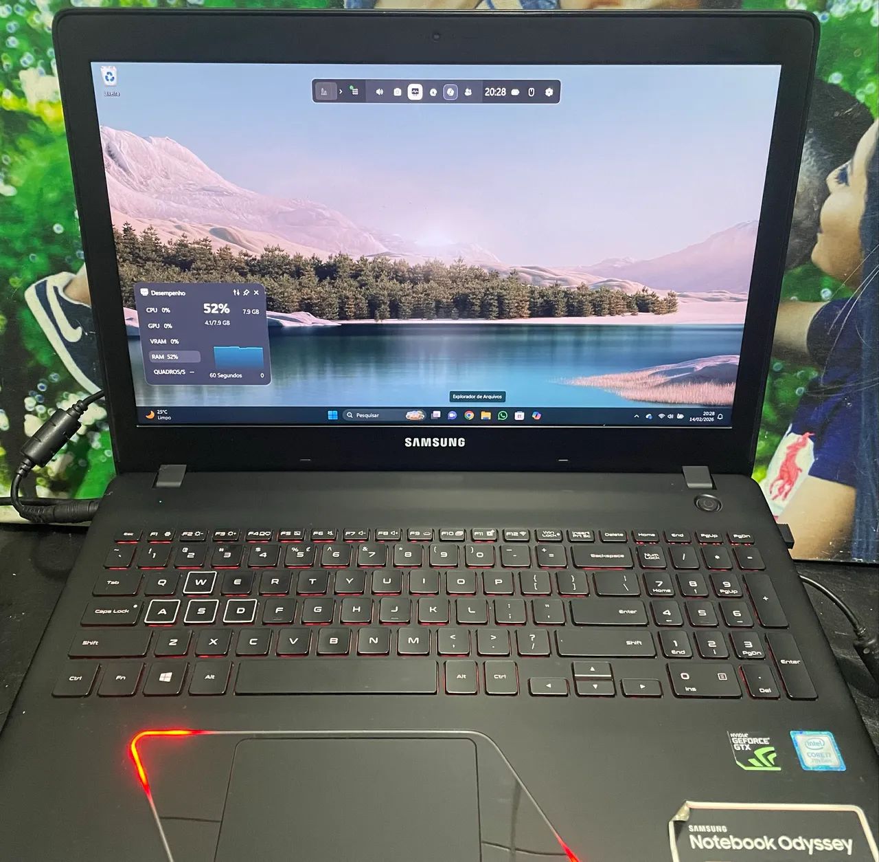 Notebook i7 Gamer Samsung Odyssey 16 Polegadas  - Foto 3