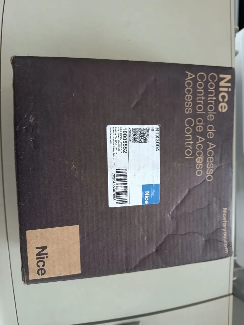 Vendo Receptor RF Nice Linear RTX 3004 P/ Controle Remoto, novo na caixa. - Foto 5