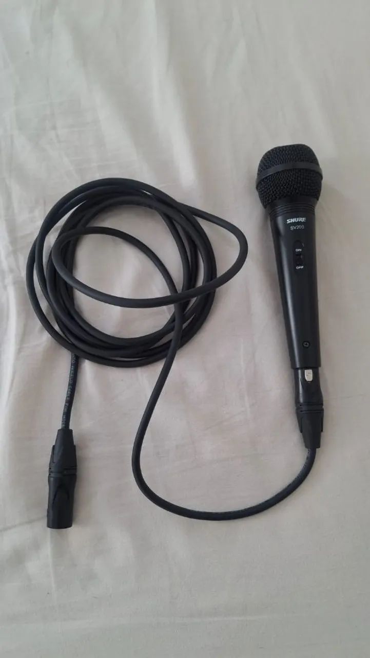 MICROFONE COM CABO  xlr - Foto 2