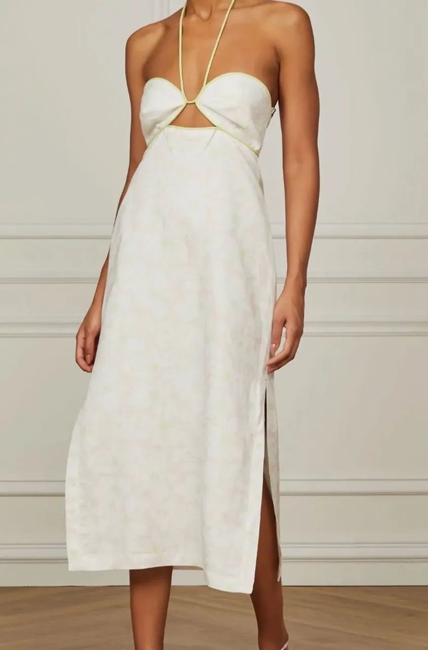 Vestido midi linho animale - Foto 2