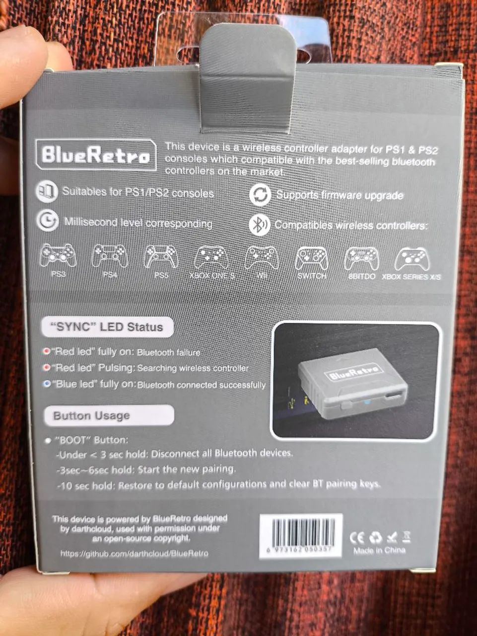 Vende-se blueretro para ps1 PS2  170R$ pra conectar controles de ps3 ps4 ps5 no ps1 PS2. - Foto 4