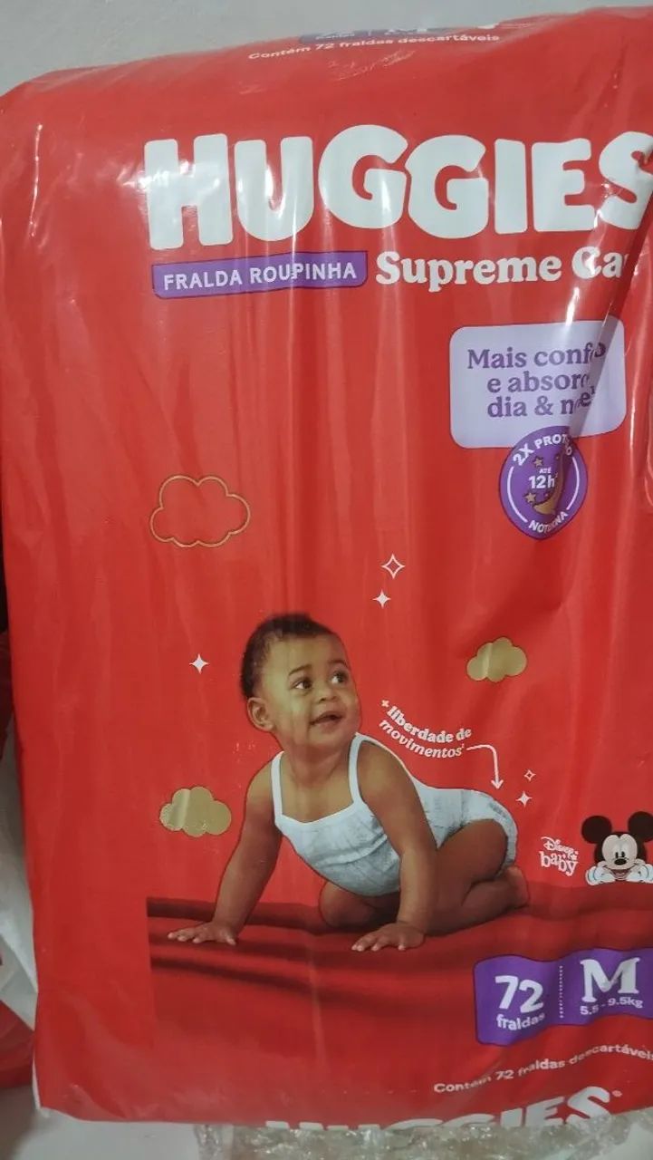 Fralda Huggies Supreme Care