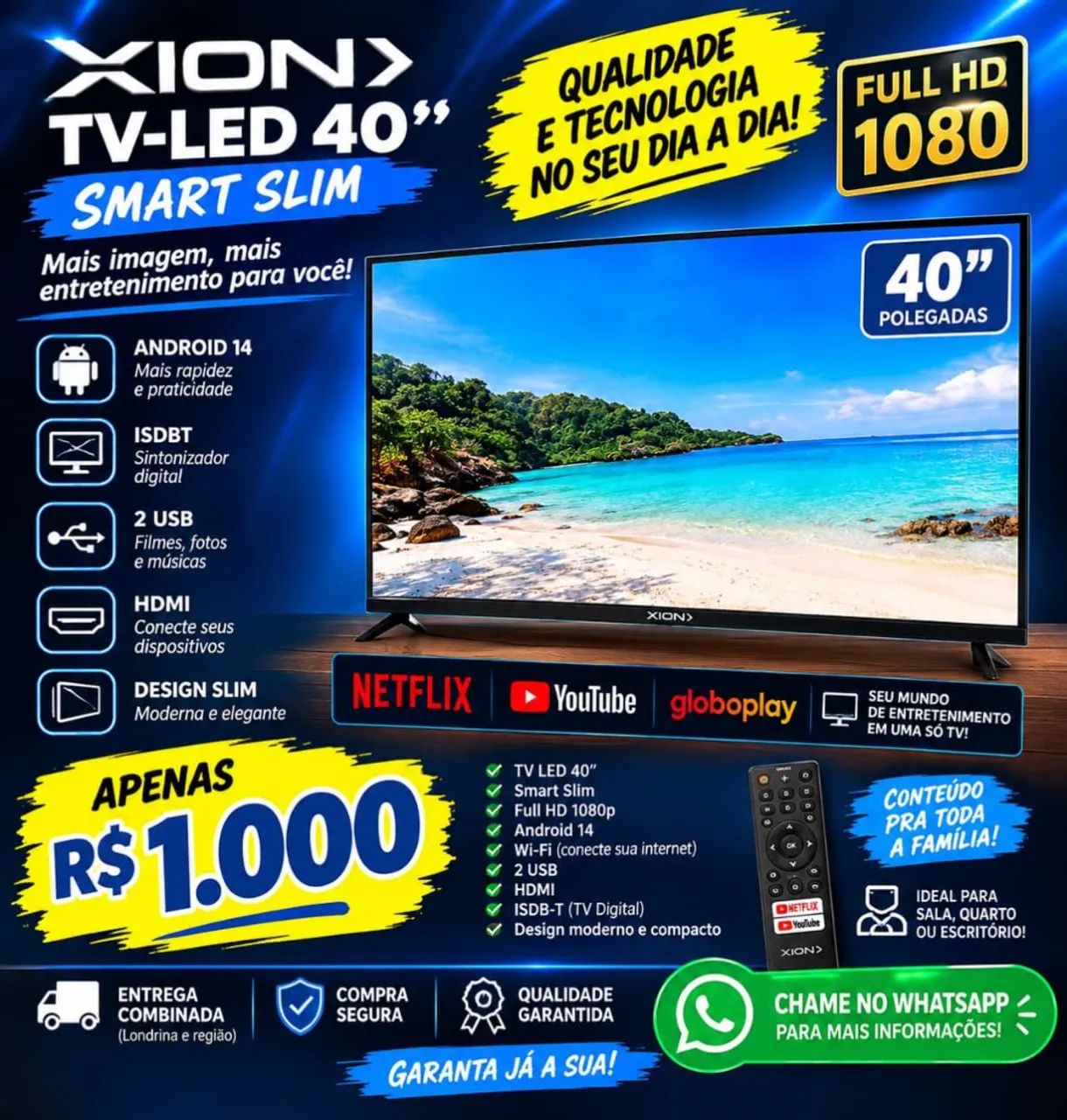 Smart tv 40 p