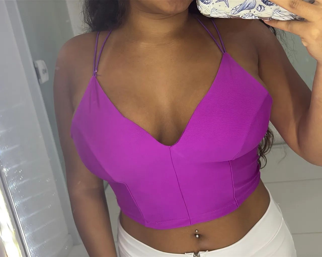 Cropped roxo  - Foto 2