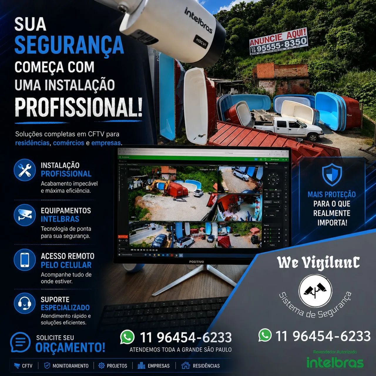 Instalação câmeras de segurança e serviços  - Foto 3