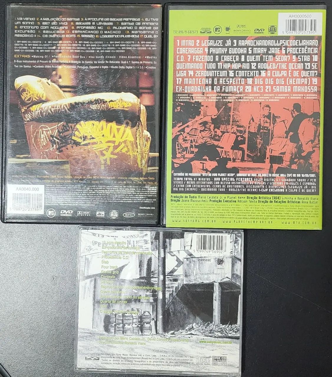 DVDs Planet Hemp, Marcelo D2 + CD Planet Hemp - Foto 4